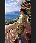 Vladimir Volegov Famous Paintings - Spanish Beauty